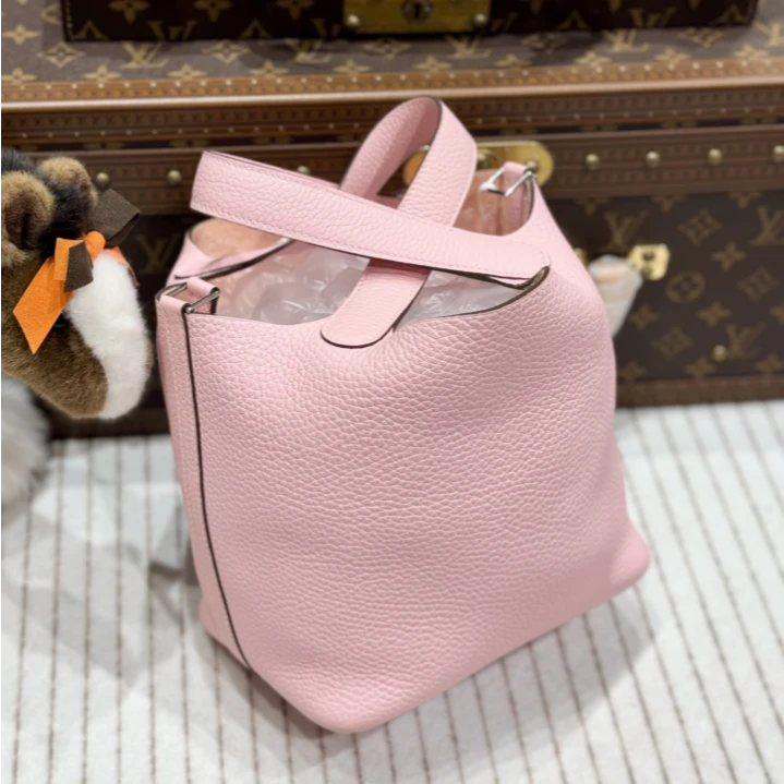 全新未使用 Hermes/爱马仕 昊哥/爱马仕樱花粉篮子18包/u刻/全套