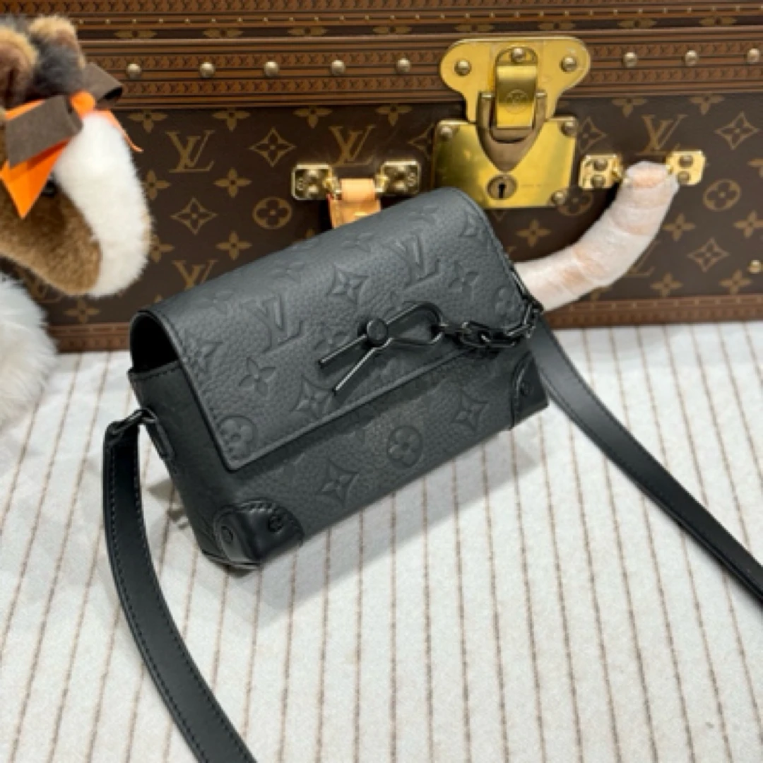 99新 LouisVuitton/路易威登 lina/Lv黑武士盒子