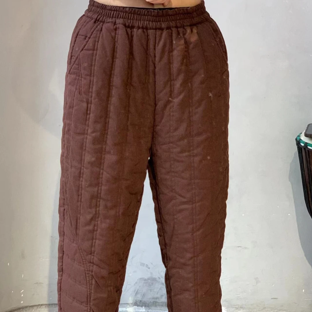 大宁女装 春季新款百搭宽松休闲棉裤C350