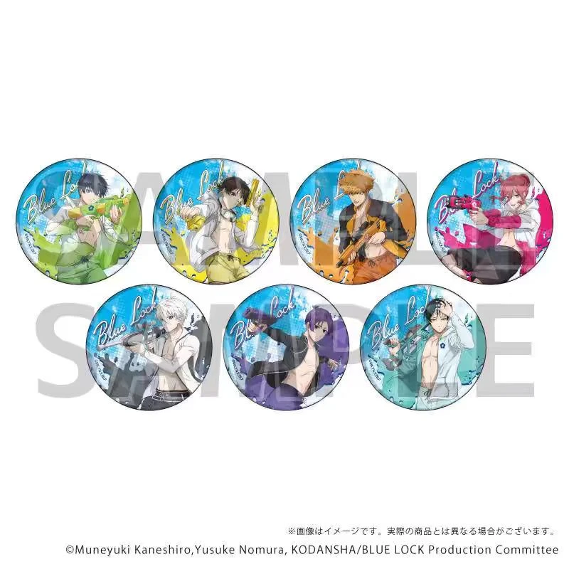 【拆卡】-日谷-《蓝色监狱》A3镭射水枪系列潮流玩具盲盒（代拆）