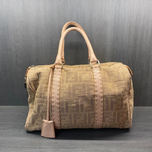 90新 FENDI/芬迪 兔兔奢/芬迪手提包/240626108