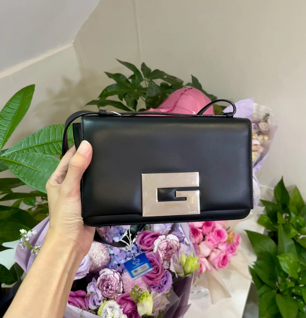 95新 GUCCI/古驰 兔兔奢/古驰单肩包/240524066