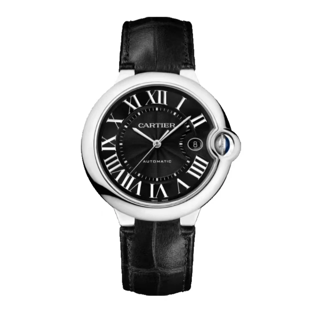 99新 Cartier/卡地亚 蓝气球系列 WSBB0003 42黑盘 机械男款 单表