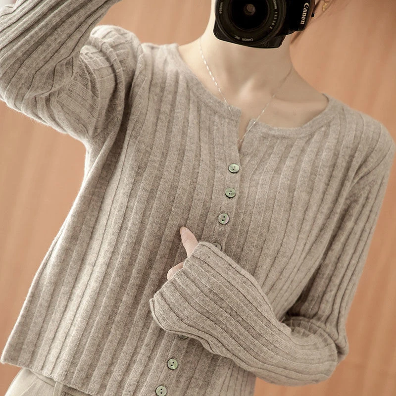 2023春秋新款开衫外套女针织衫夏季可穿温柔风显瘦外搭长袖上衣潮