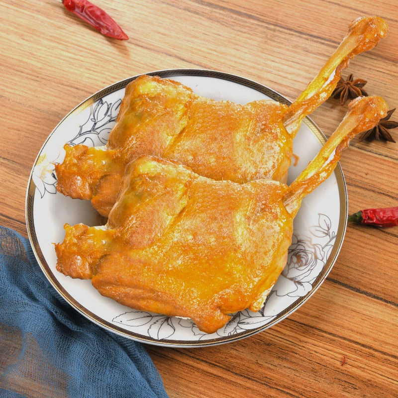 年终福利  盐焗大鸭腿开袋即食鸡腿零食整箱五香卤味熟食肉类小吃