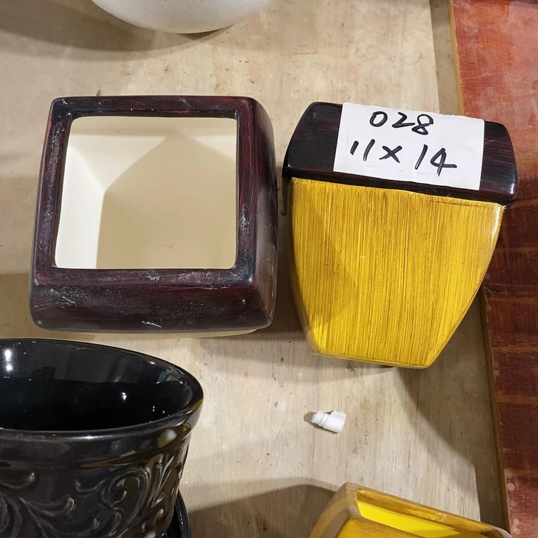 【闪购商品】陶瓷20CM以下微瑕花盆AAA028-2