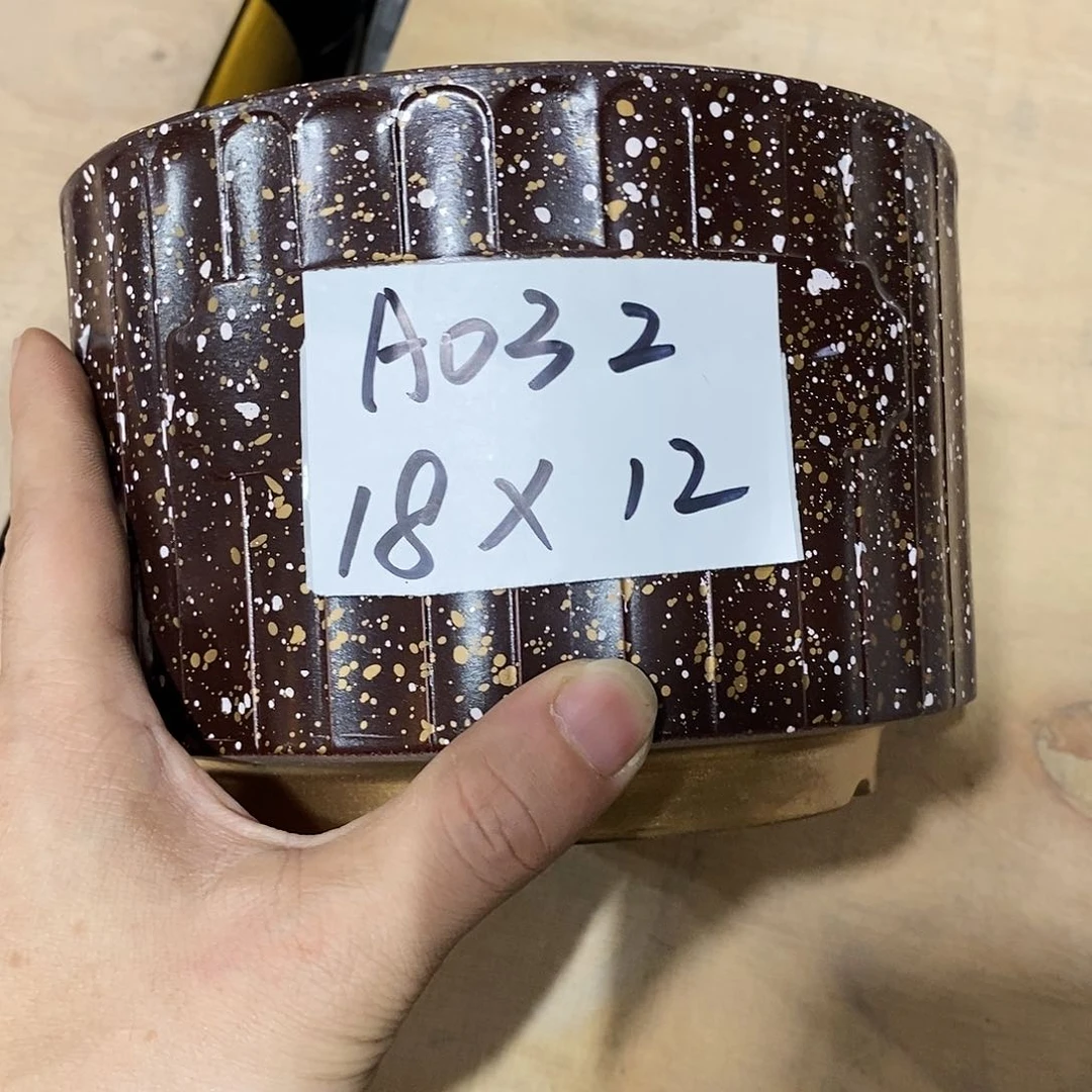 【闪购商品】陶瓷20CM以下微瑕花盆AAA032-1红