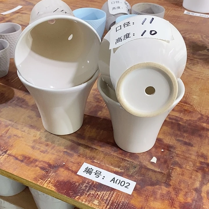 【闪购商品】陶瓷20CM以下微瑕花盆AAAA002-4