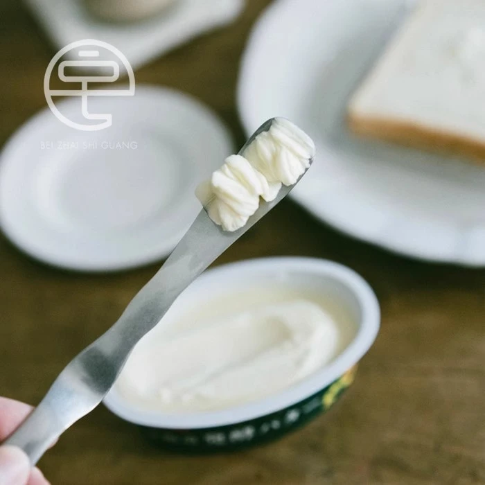 脑洞大，功能多。日本AUX不锈钢果酱勺搅拌勺饮料果酒调羹搅拌棒