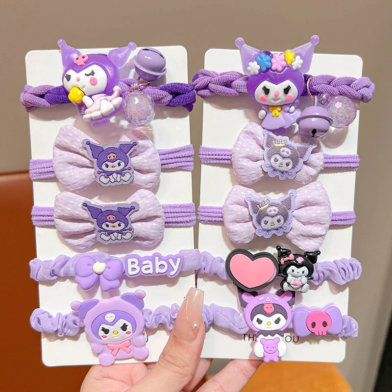 【儿童】高弹力头绳库洛编织头绳小肠发圈高马尾丸子头发圈弹力大