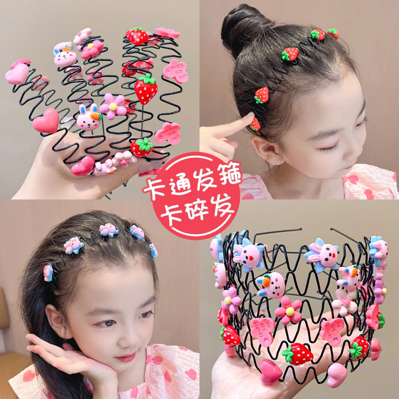 女童发箍儿童压发头箍女童百搭防滑发卡宝宝头饰女孩碎发刘海发饰