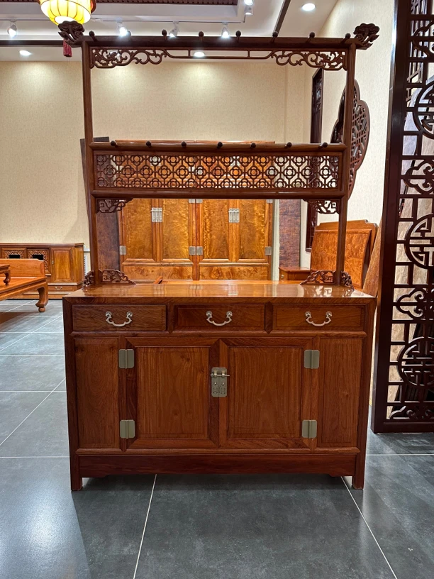 缅花玄关柜衣帽架