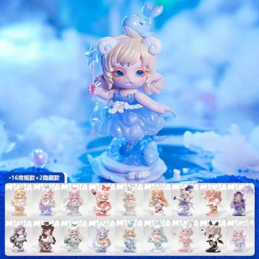 【拆盒】mimia二代水之秘境系列潮玩盲盒手办