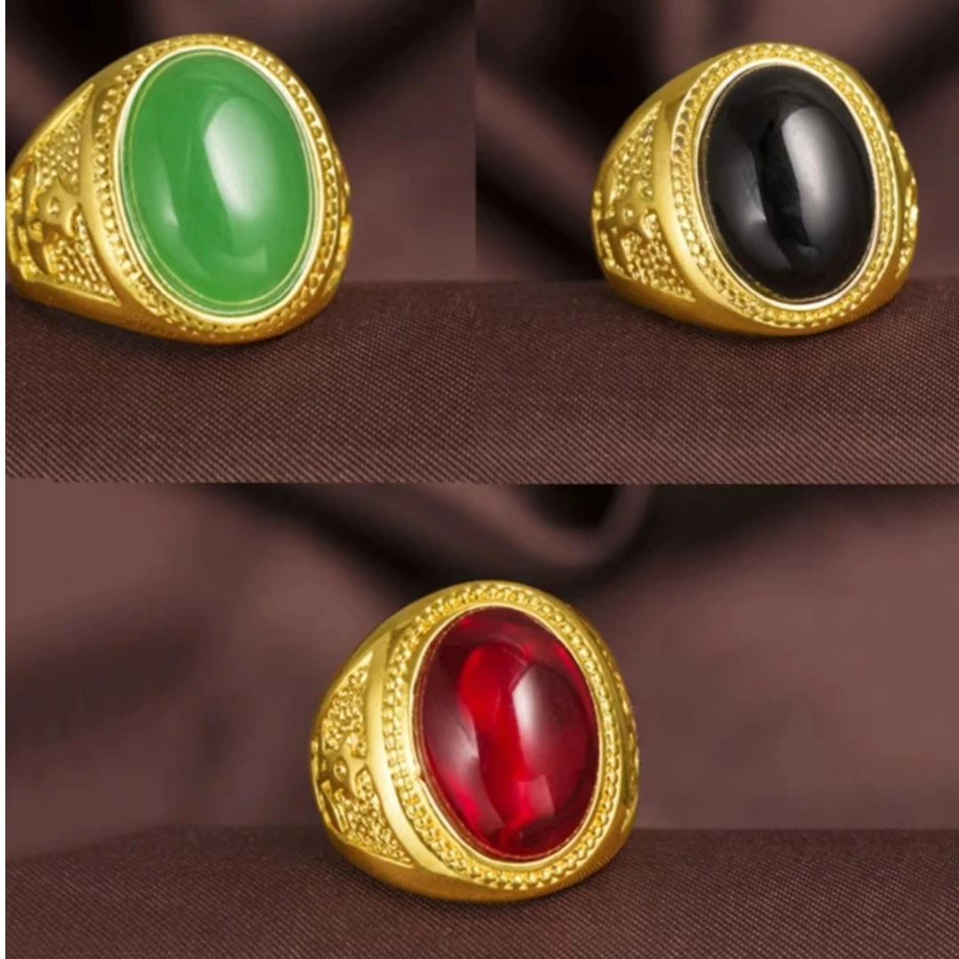 合金戒指 合金 时尚款镶嵌圆戒指