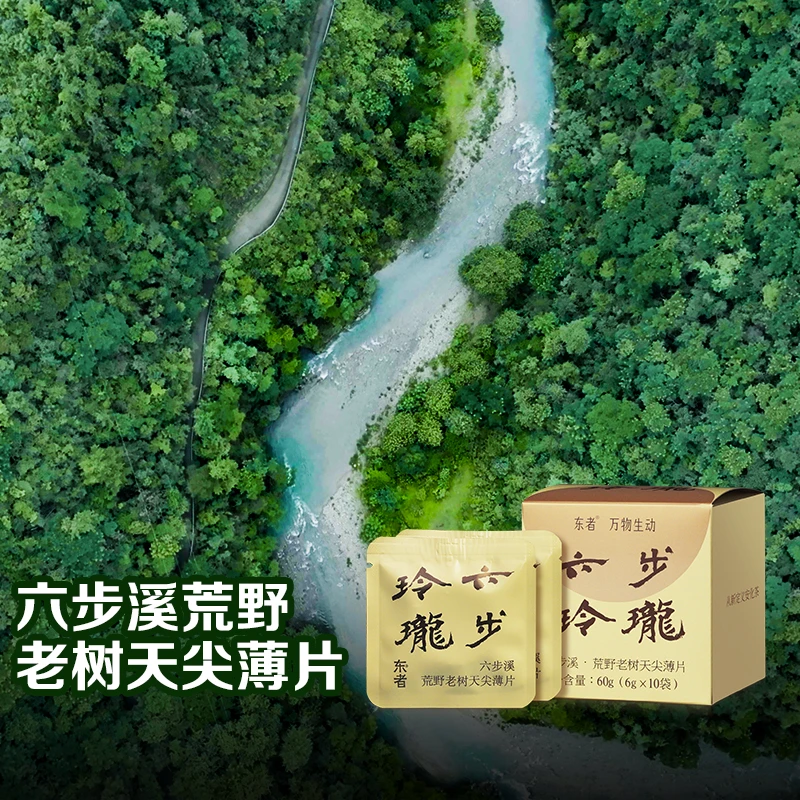 【上新】六步玲珑-2017年六步玲珑天尖薄片6g*10安化黑茶