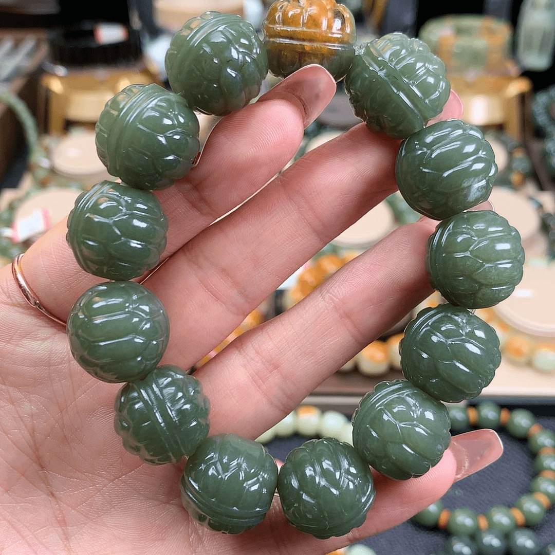 和田玉手链未镶嵌