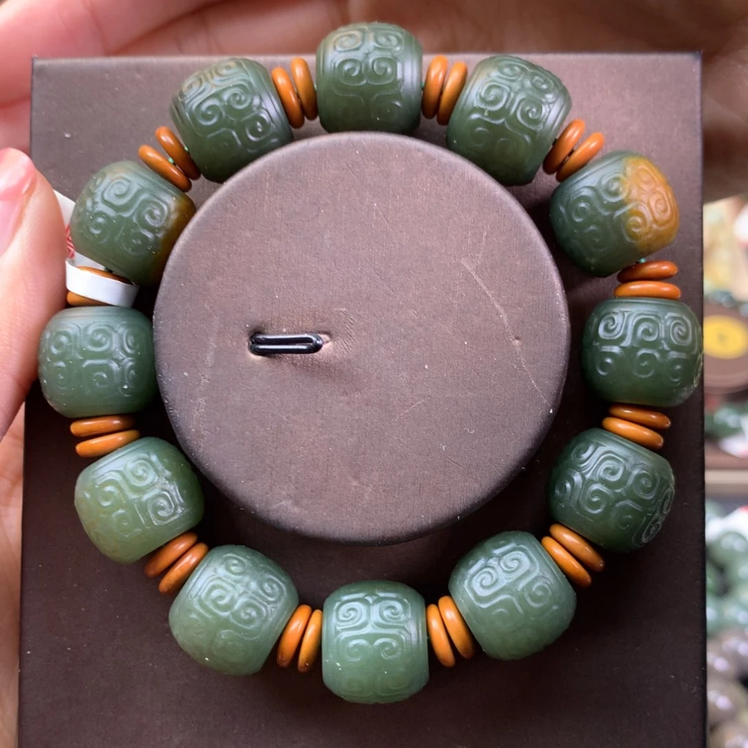 和田玉手链未镶嵌