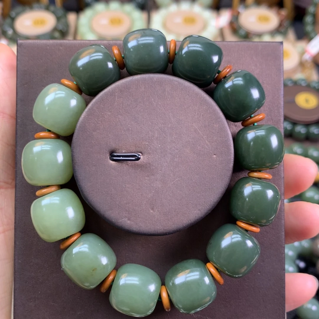 和田玉手链未镶嵌