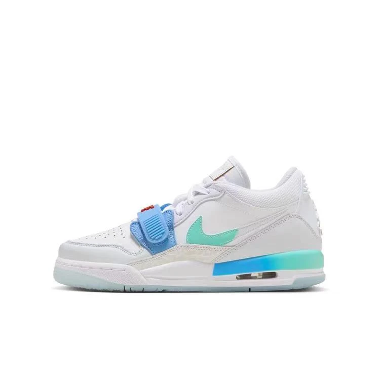 Nike aj312女子低帮大童蓝绿运动女款缓震休闲篮球鞋FN8896-131