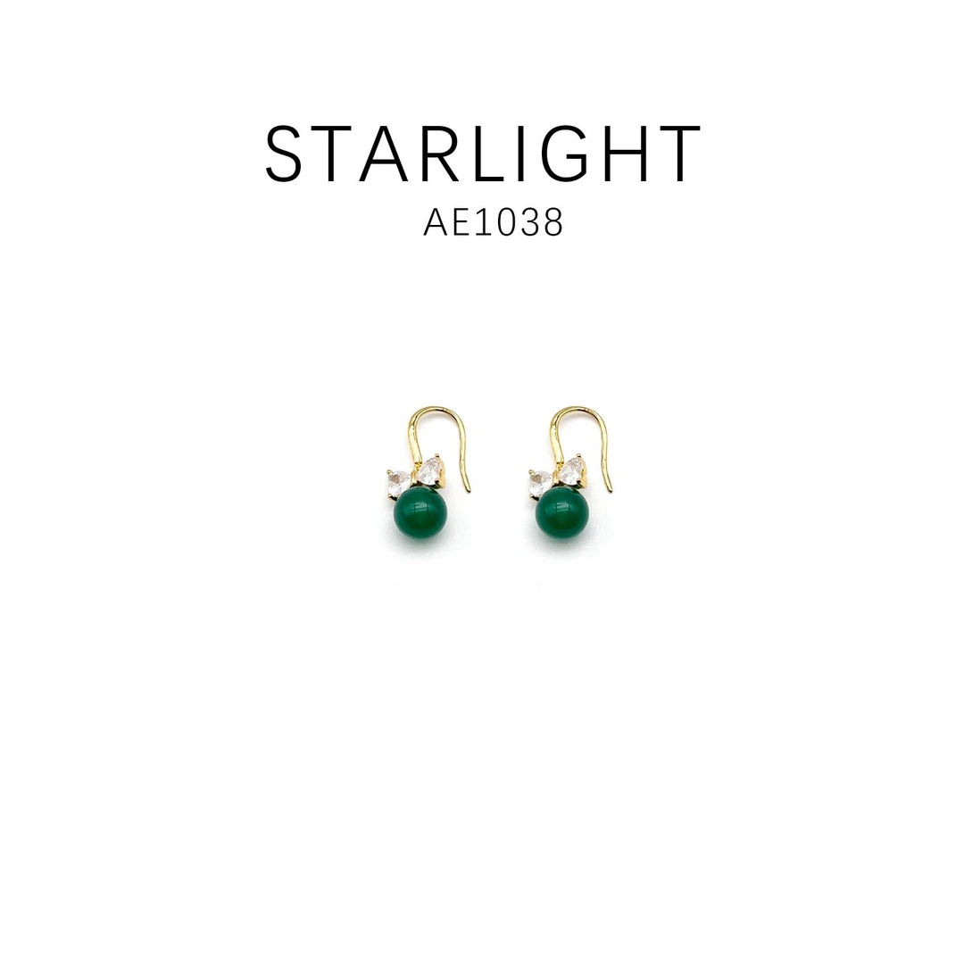 铜合金耳饰 耳饰 时尚经典简约气质百搭优雅耳饰~AE1038