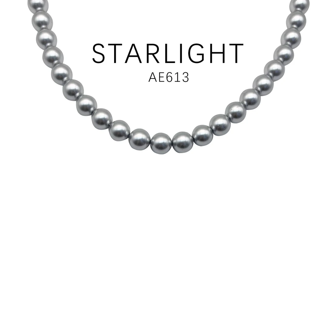 铜合金项链 时尚大气珠珠项链~AE613