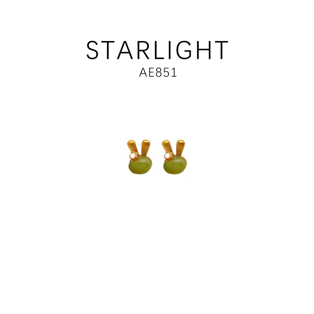 铜合金耳饰 设计款百搭简约经典时尚耳饰~AE851
