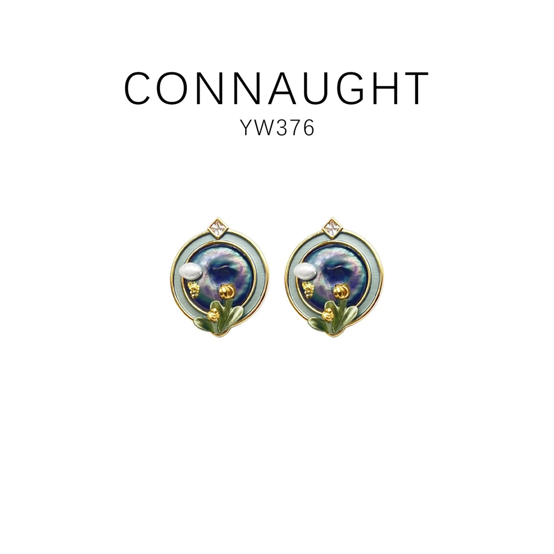 铜合金耳饰 经典大气百搭优雅气质耳饰～YW376