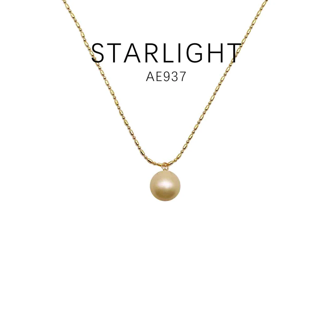 铜合金项链 项链 中古风设计款轻奢气质项链（14mm）~AE937