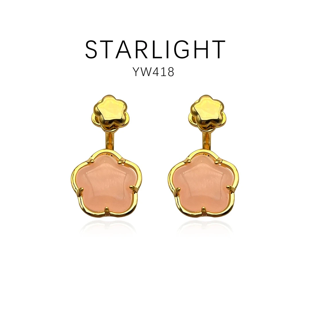 铜合金耳饰 设计师高级时尚百搭款耳饰 ~YW418