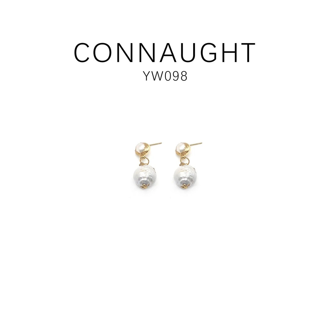 耳饰 时尚简约精致大气珠珠耳饰-YW098