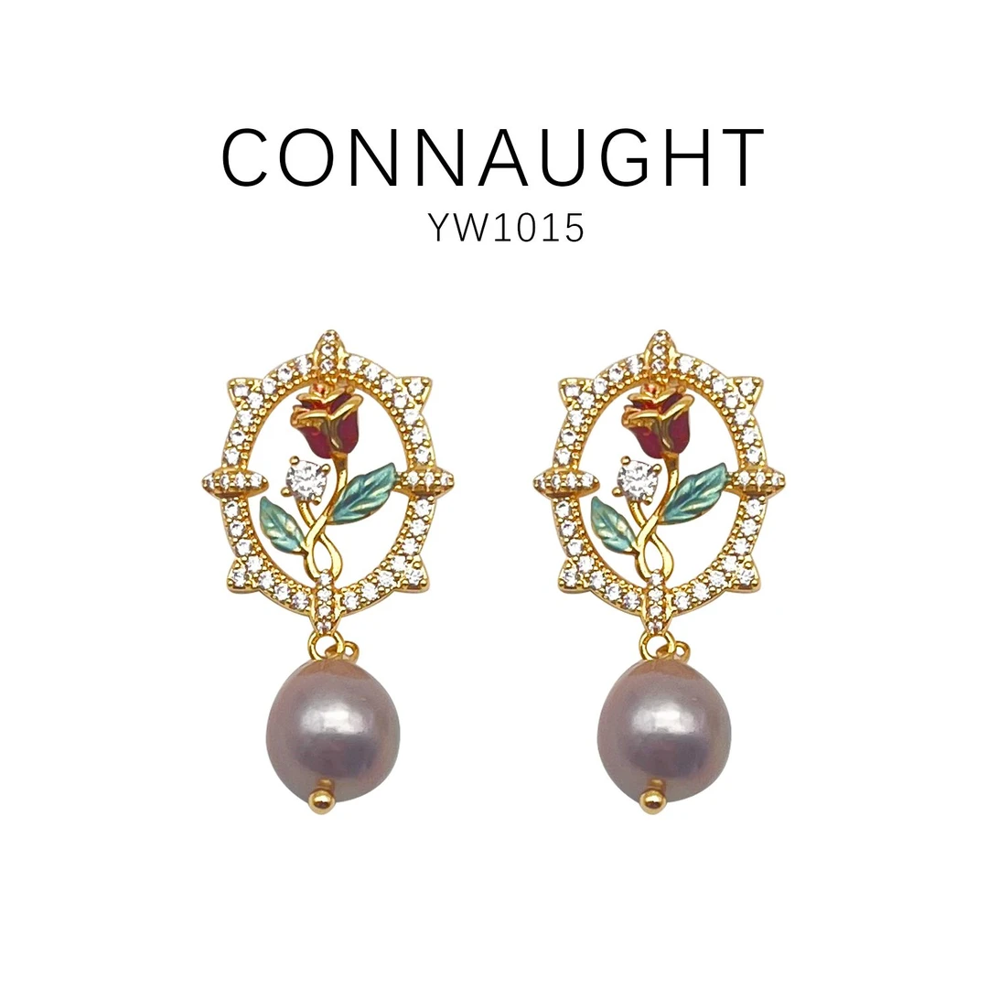 铜合金耳饰  经典复古百搭轻奢耳饰~YW1015