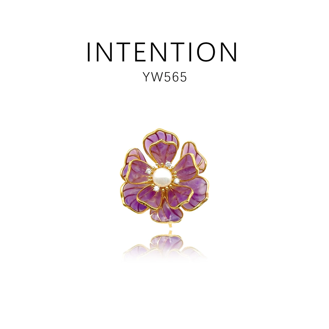 铜合金胸针 经典款优雅时尚气质百搭轻奢胸针~YW565