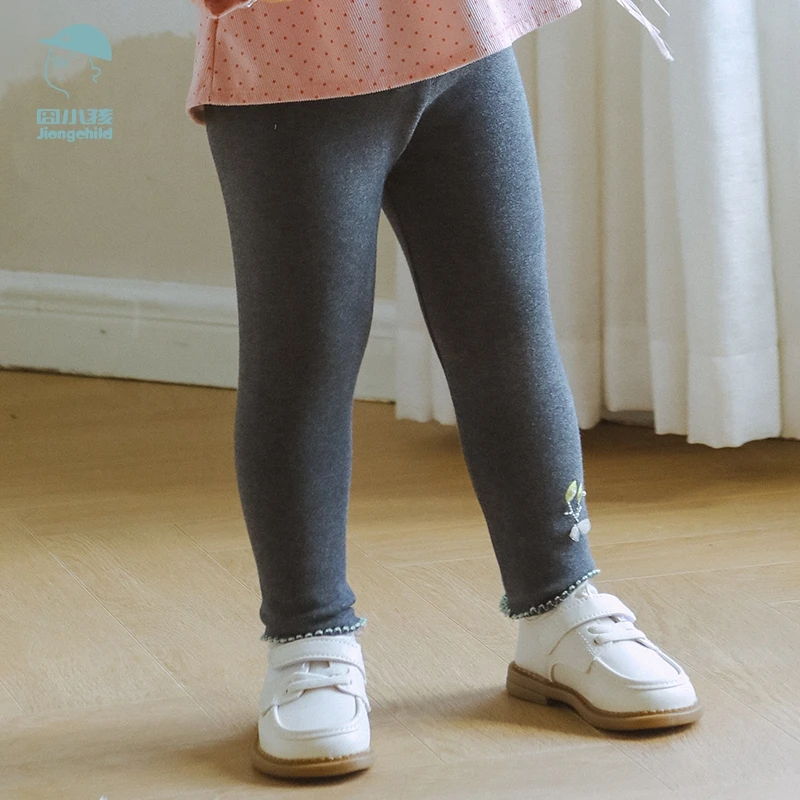 品牌女童打底裤春秋款新款秋装外穿儿童女宝宝裤子XGI35027