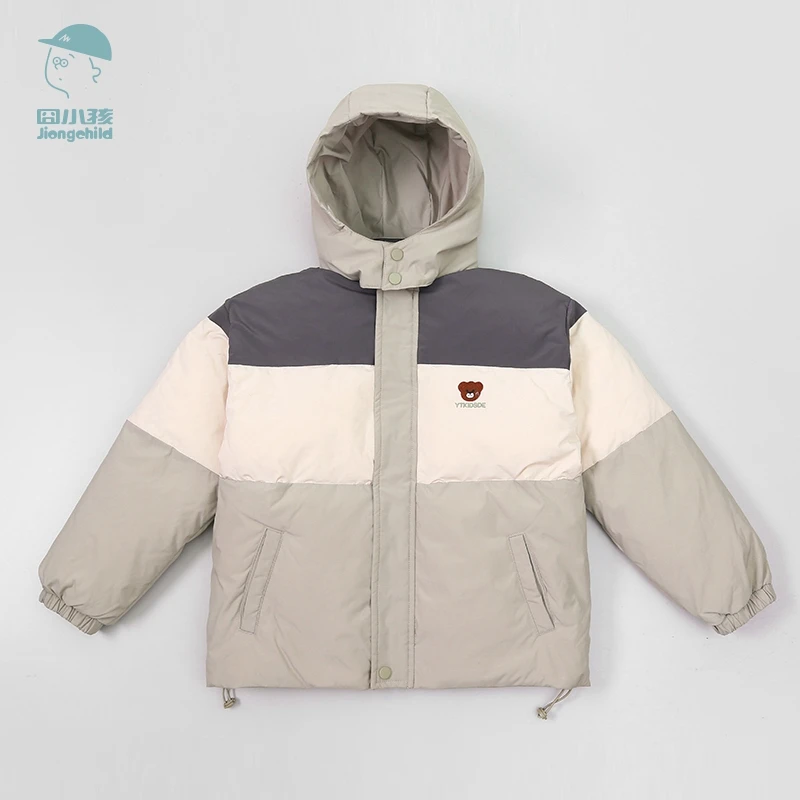 品牌儿童羽绒服冬季短款白鸭绒男童小童加厚外套冬XBR37650
