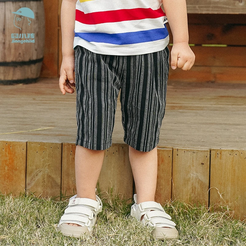 品牌男童短裤夏季宝宝宽松外穿洋气儿童男五分裤潮夏款XBK43202