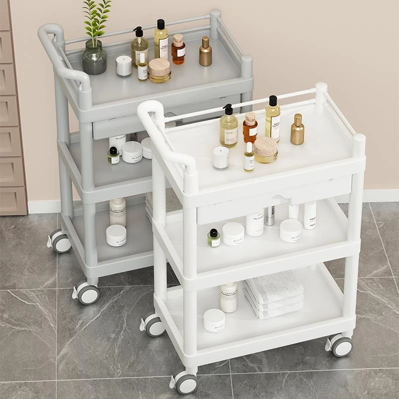 美容车小推车美容院专用仪器置物架子车手推工具车多功能简约轻便