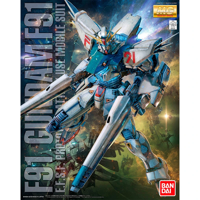 √ 英利 正版高达模型 1/100 MG F-91 F91高达 Gundam Ver 2.0版