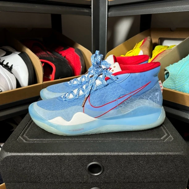 45码 Nike kd12 全明星 95新 无原盒 鞋帮修复 气垫澎湃