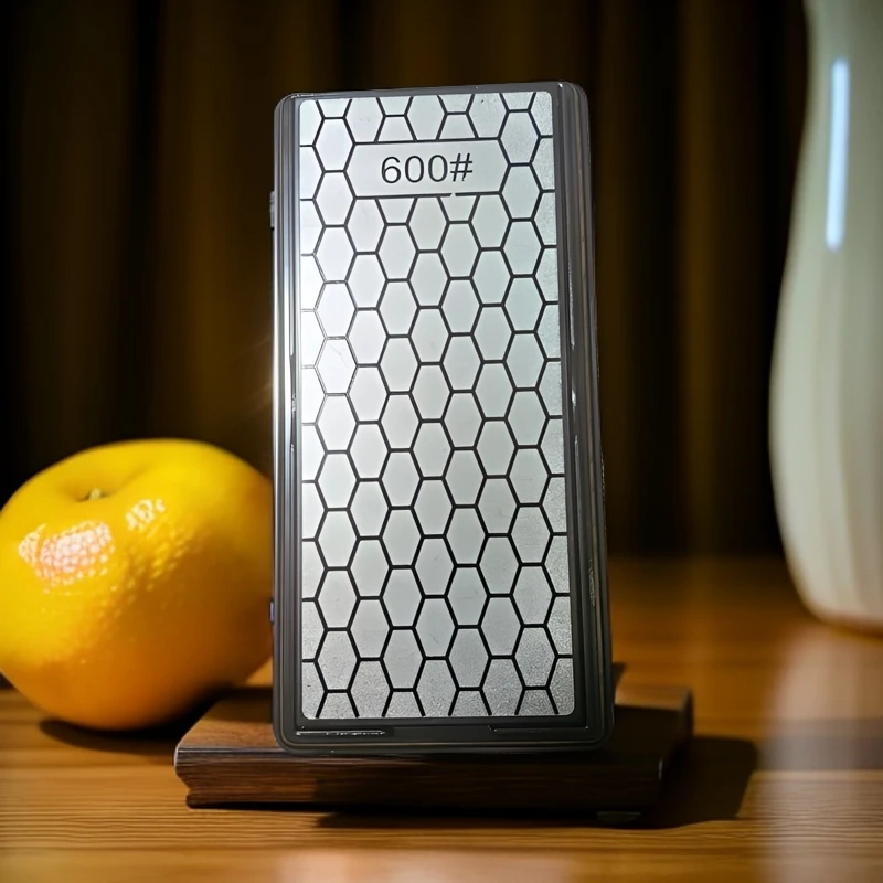 蜂窝金钢砂（400#1000#）（600#1200#）双面磨刀石+底坐