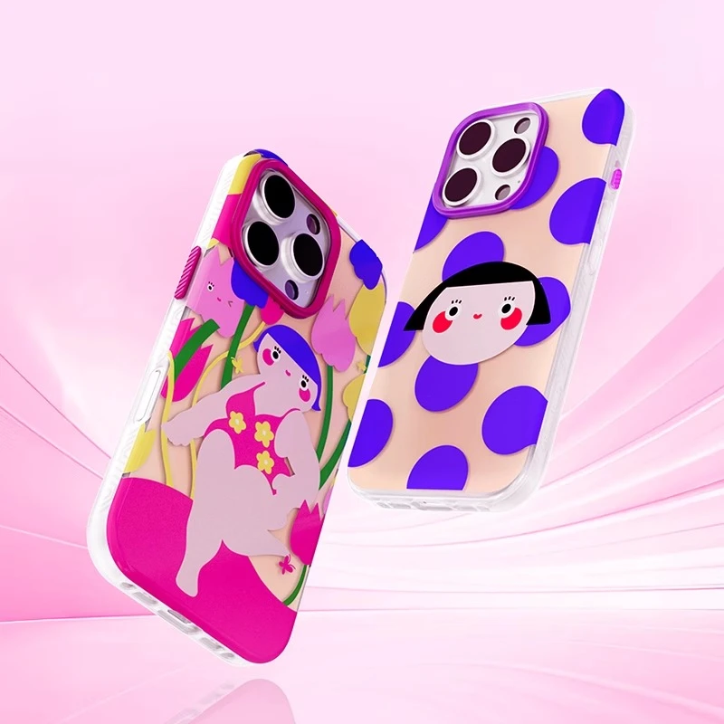 aigo/爱国者momo酱卡通手机壳适用于苹果16手机硅胶全包防摔可爱