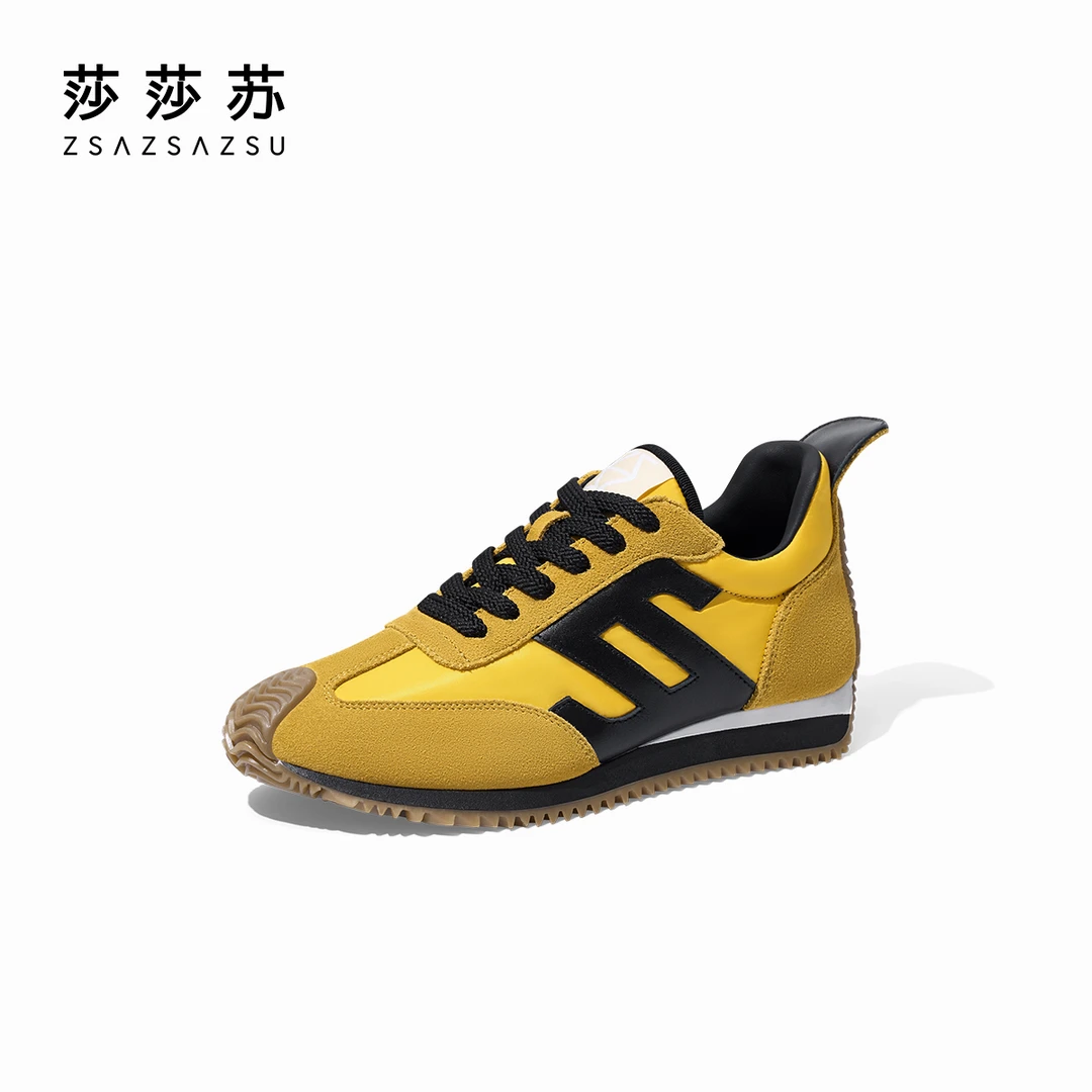 莎莎苏秋冬时尚潮流厚底内增高云朵阿甘鞋休闲德训鞋MZA43184-30