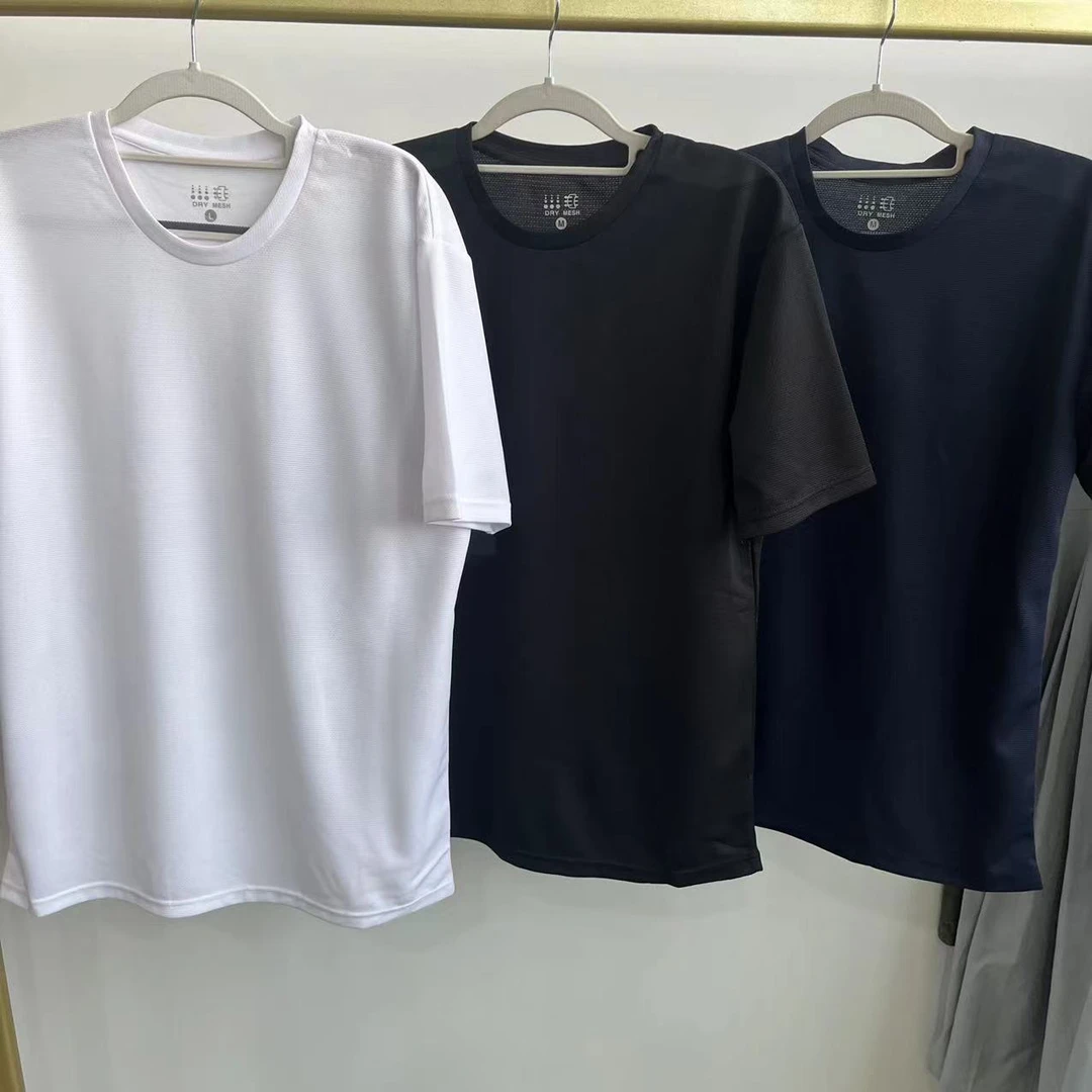 A1101 男士净版网眼透气速干圆领短袖