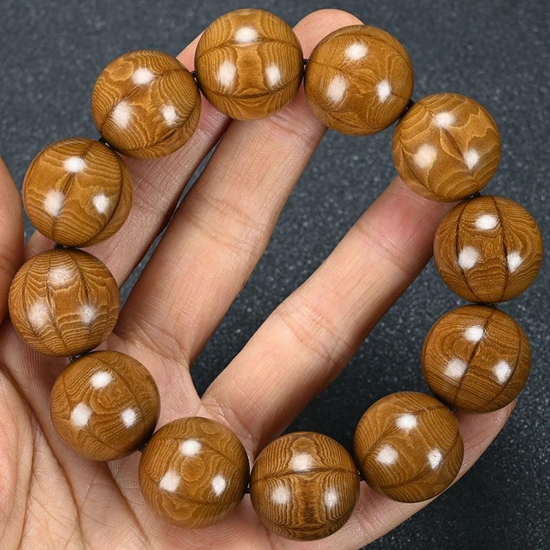 天然六道木珠子手串男老料九道满纹降龙木念珠佛串手链文玩手持