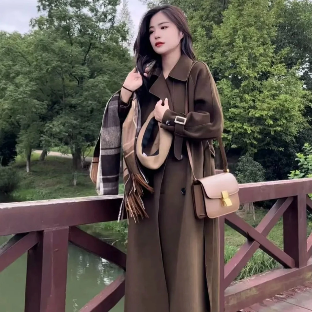 JIALENI佳乐妮新款显高六粒扣高端大气包边毛呢美拉德风1009HR