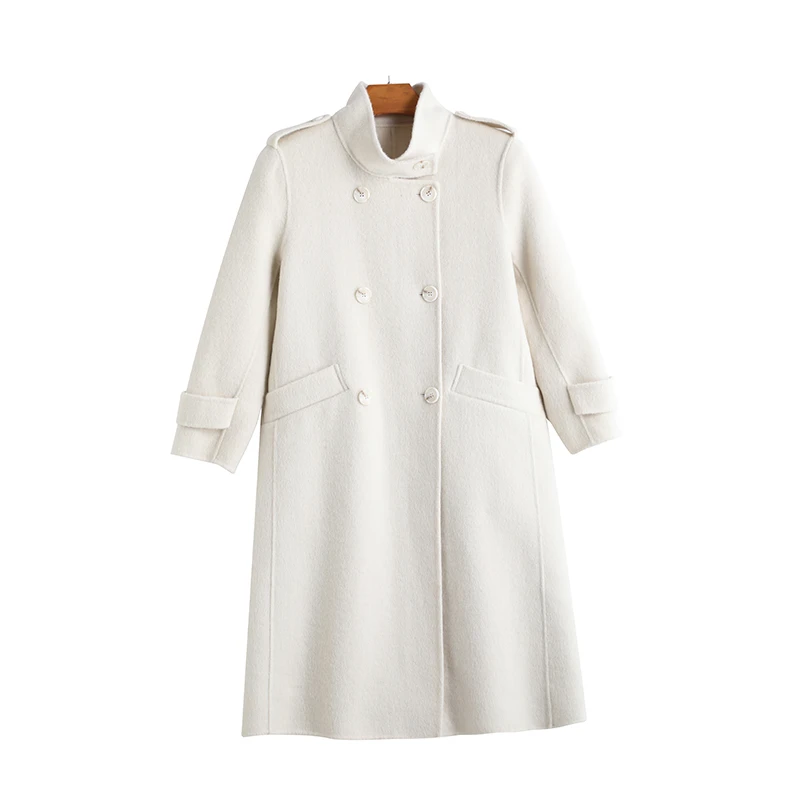 JIALENI佳乐妮新款气质重工款立领羊毛大衣4001HR