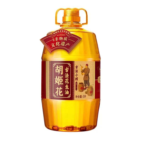 胡姬花古法小榨花生油 5L