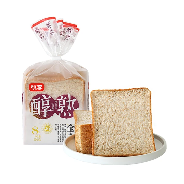 桃李醇熟全麦切片面包 400g