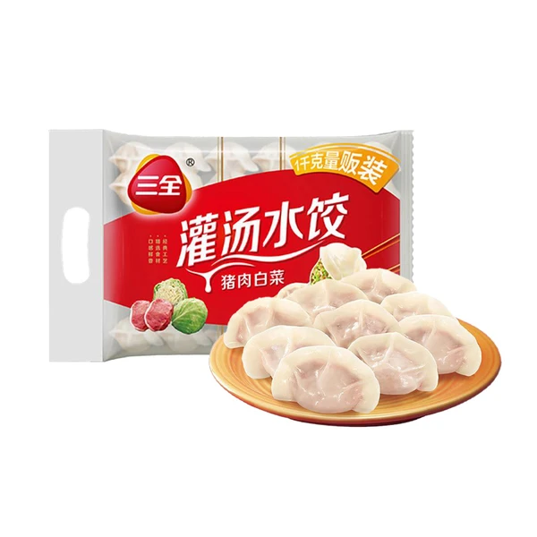 三全灌汤水饺猪肉白菜 1kg
