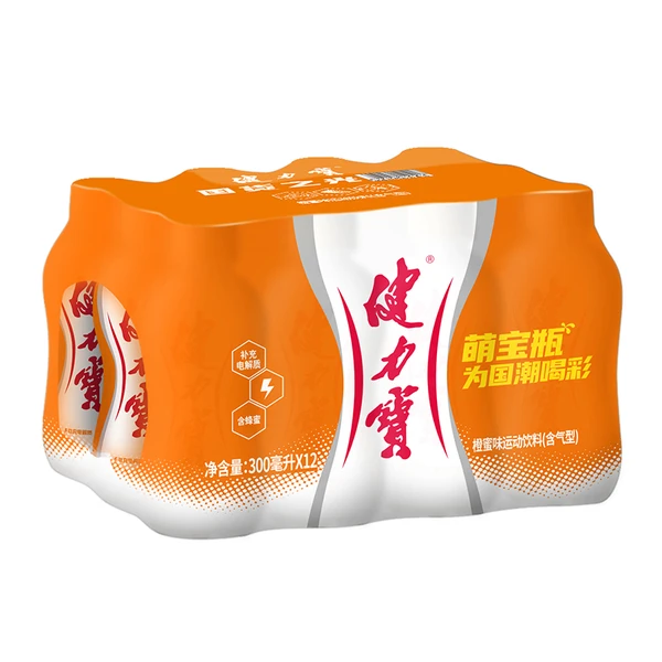 健力宝橙蜜味运动含气饮料 300ml*12