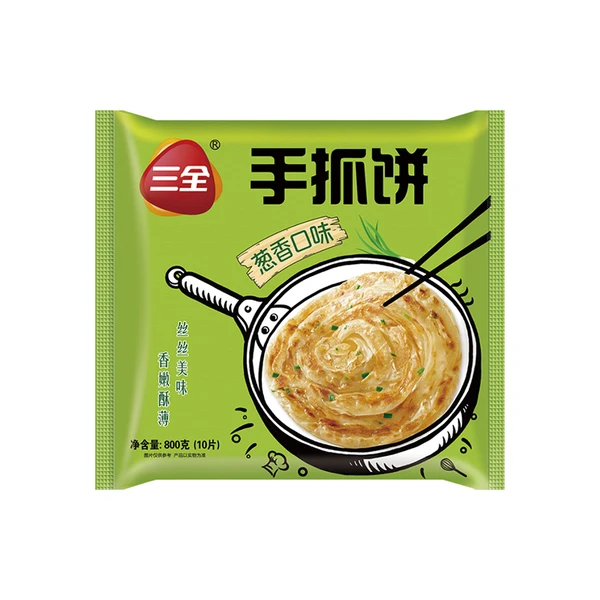 三全葱香手抓饼 800g
